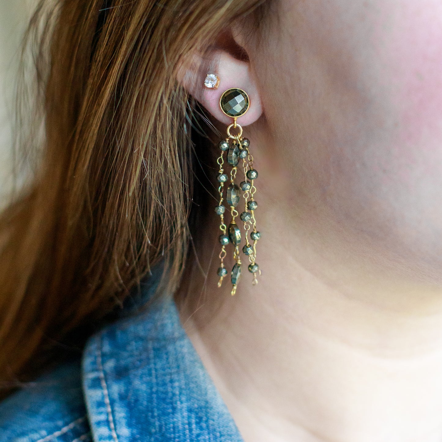 OG Pyrite Earrings