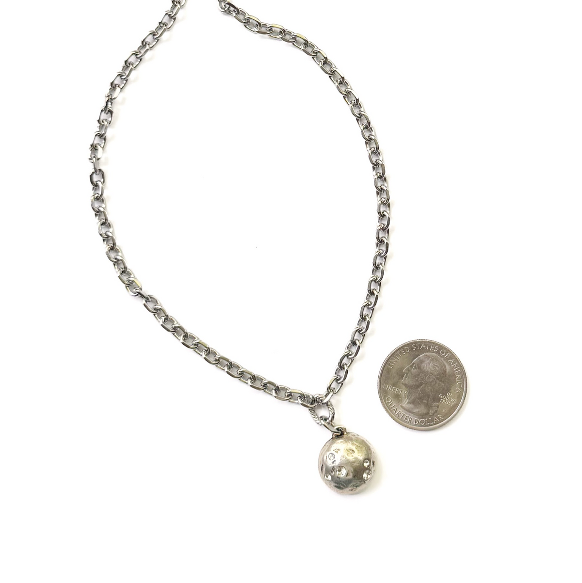 Logan Crystal Bubble Necklace