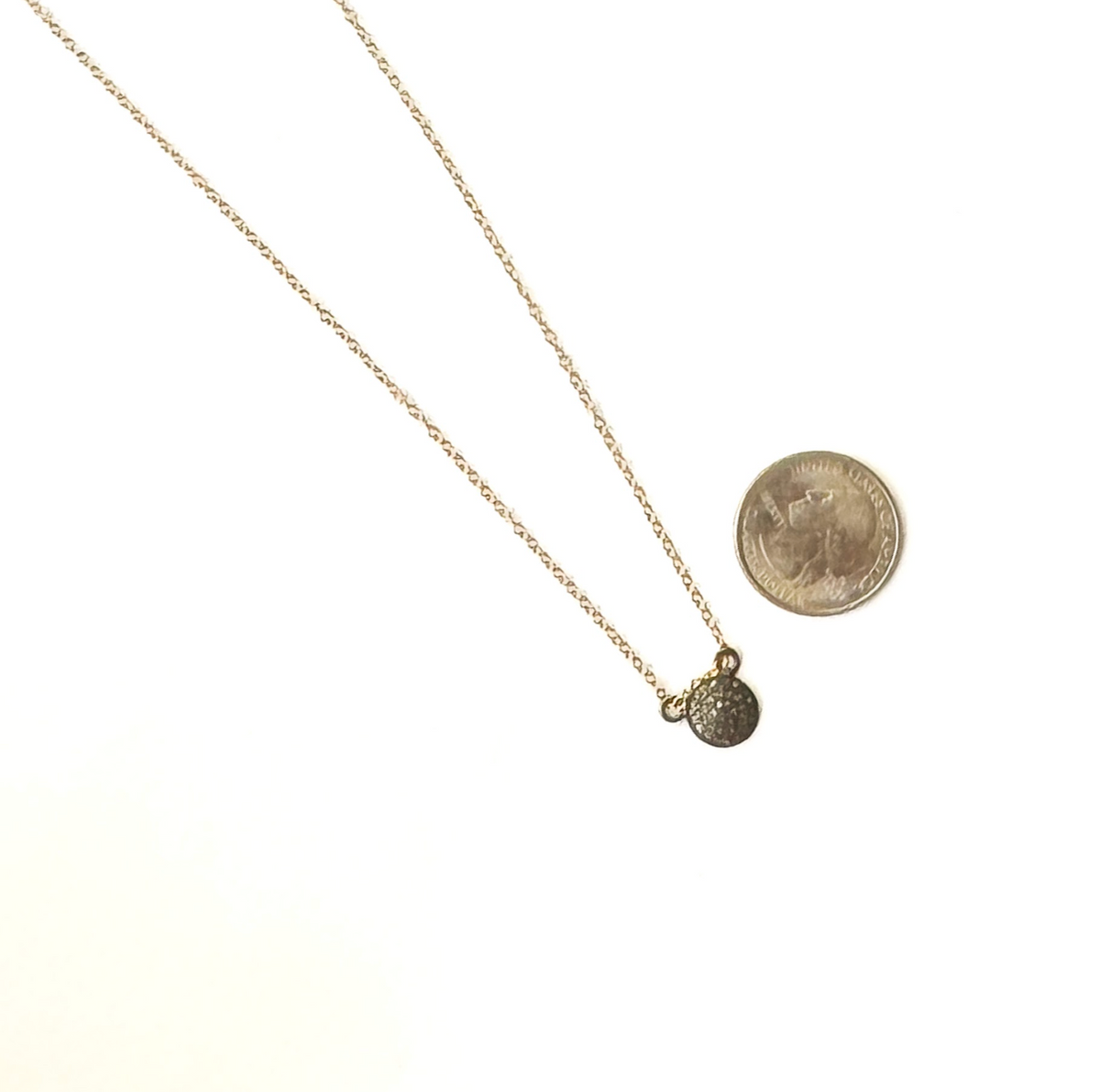 Little Diamond Mickey Necklace