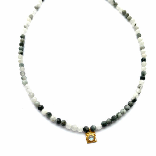 East Village Mixed Moonstones Square