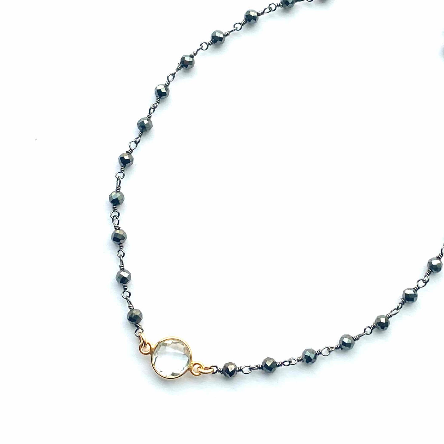 OG Pyrite and Crystal Quartz