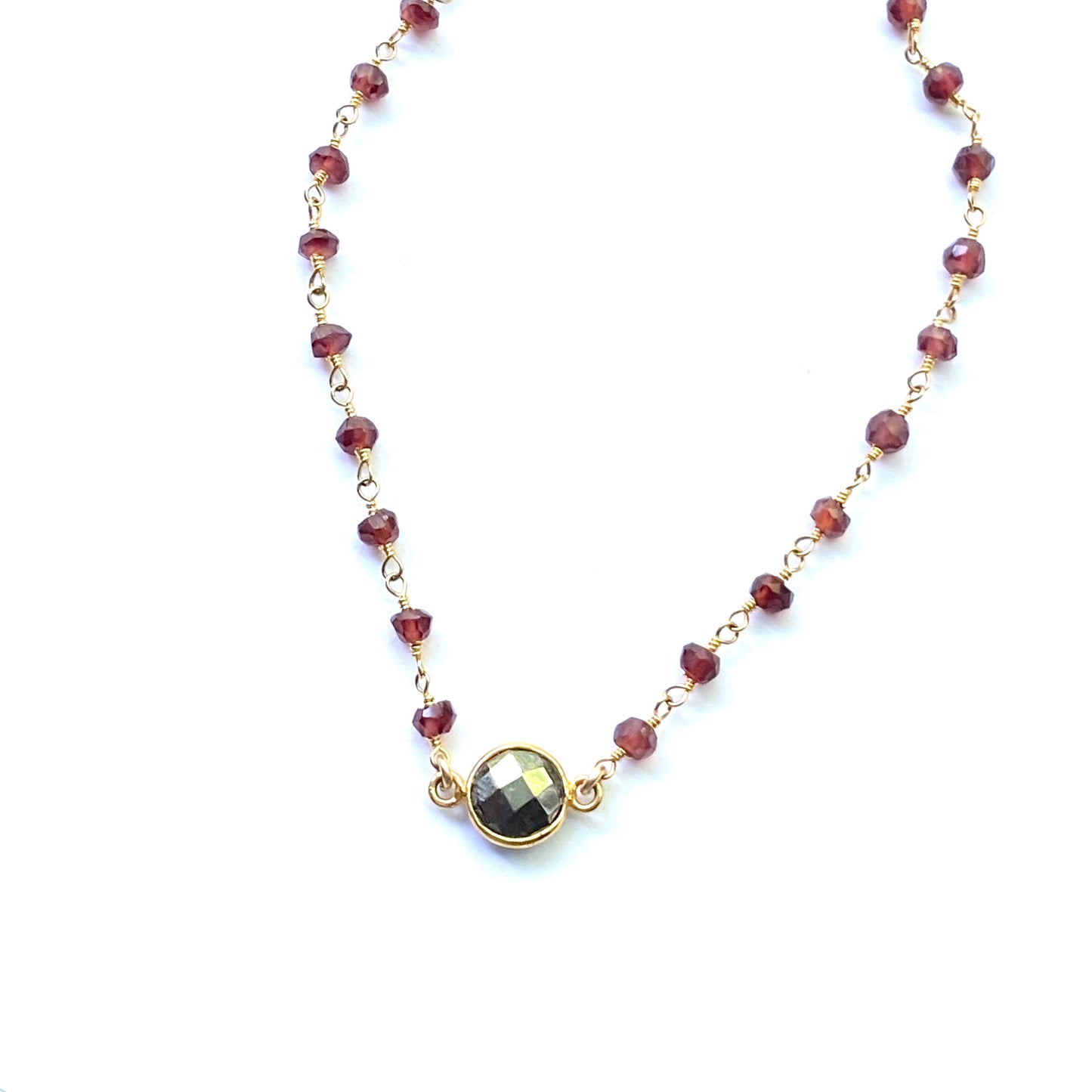 OG Garnet and Pyrite