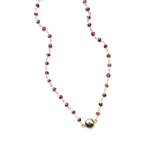 OG Garnet and Pyrite