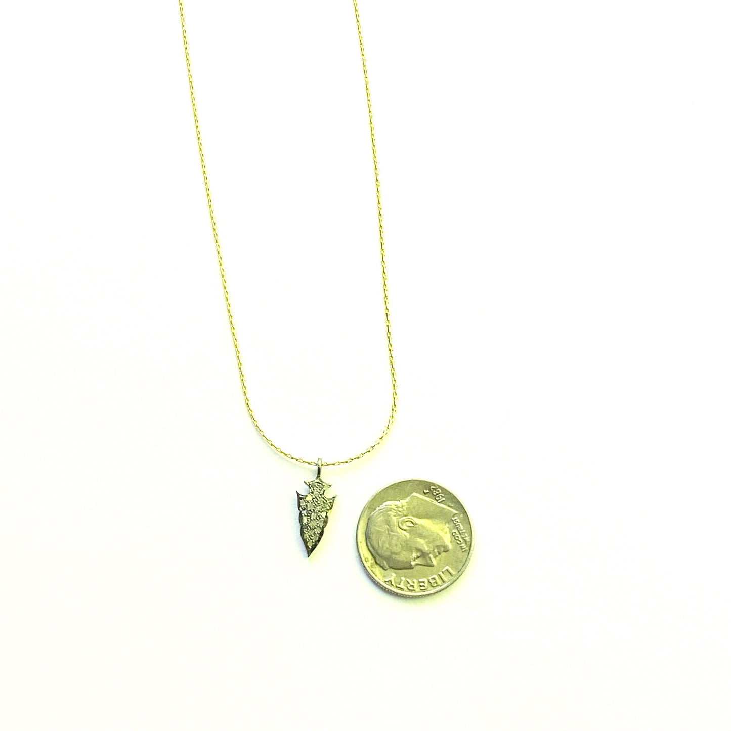 Littles Gold String Diamond Arrow