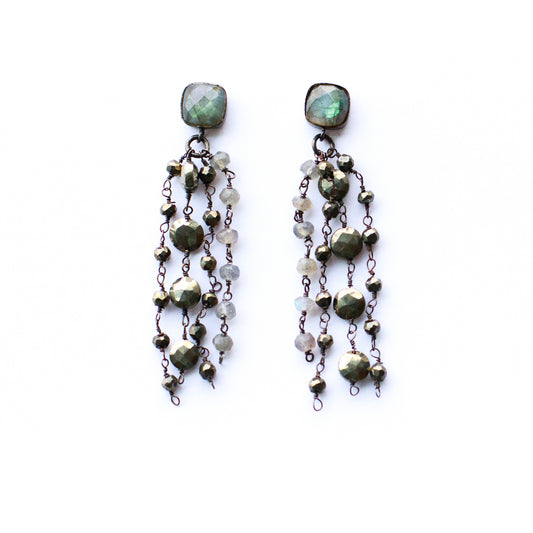 OG Labradorite Earrings