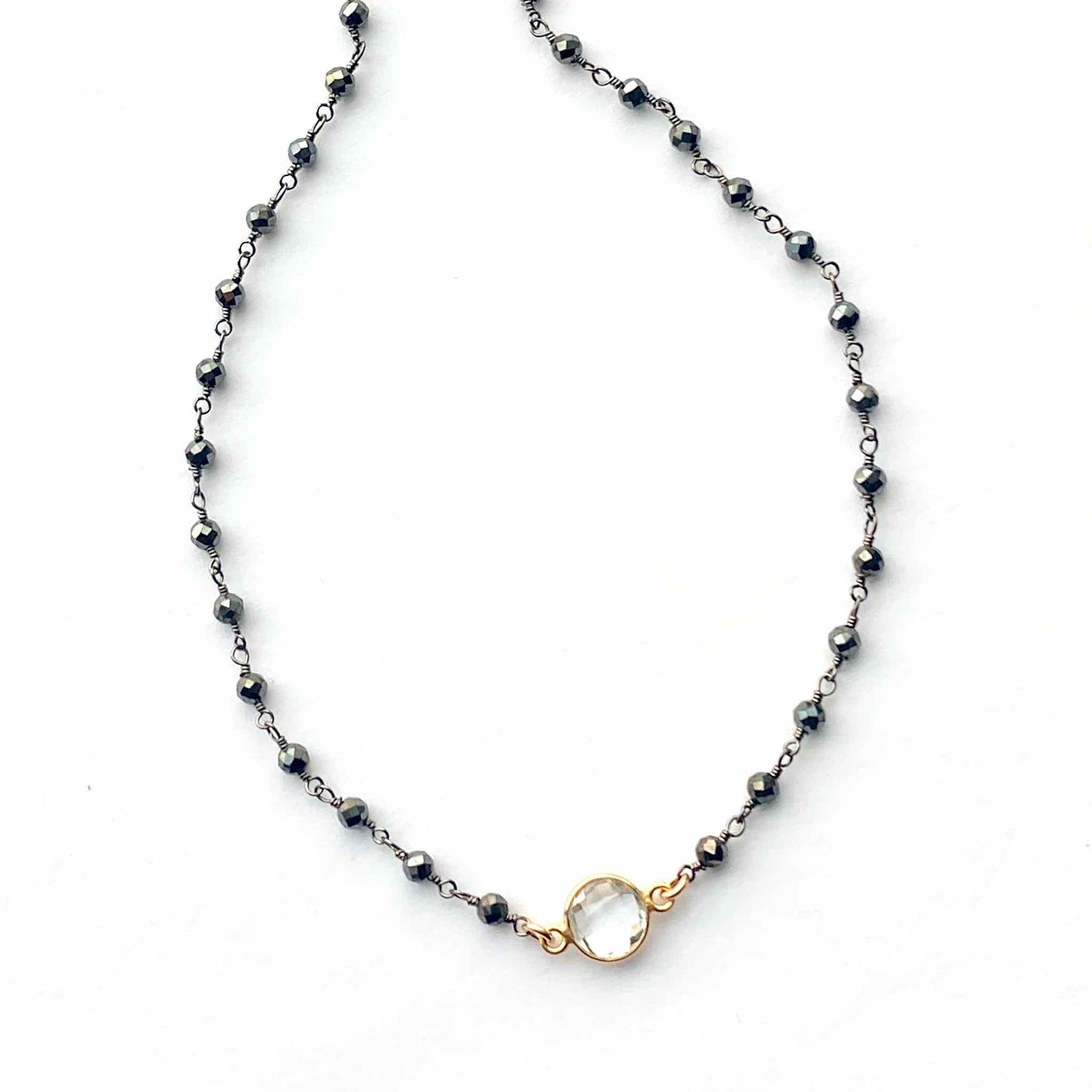OG Pyrite and Crystal Quartz