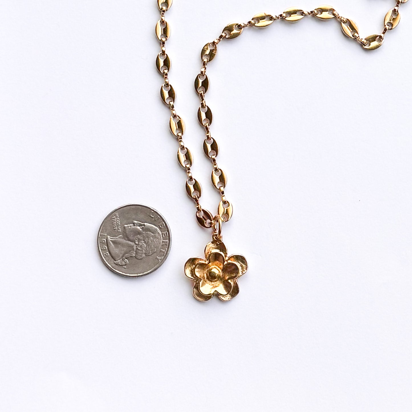 Bean Gold Blossom Necklace