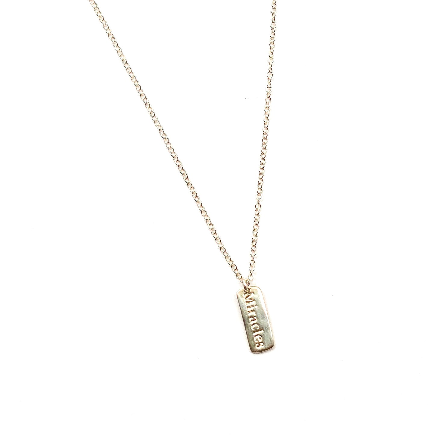 Elston Sterling Miracles Necklace
