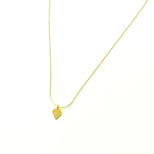 Littles Gold String Supergirl Necklace