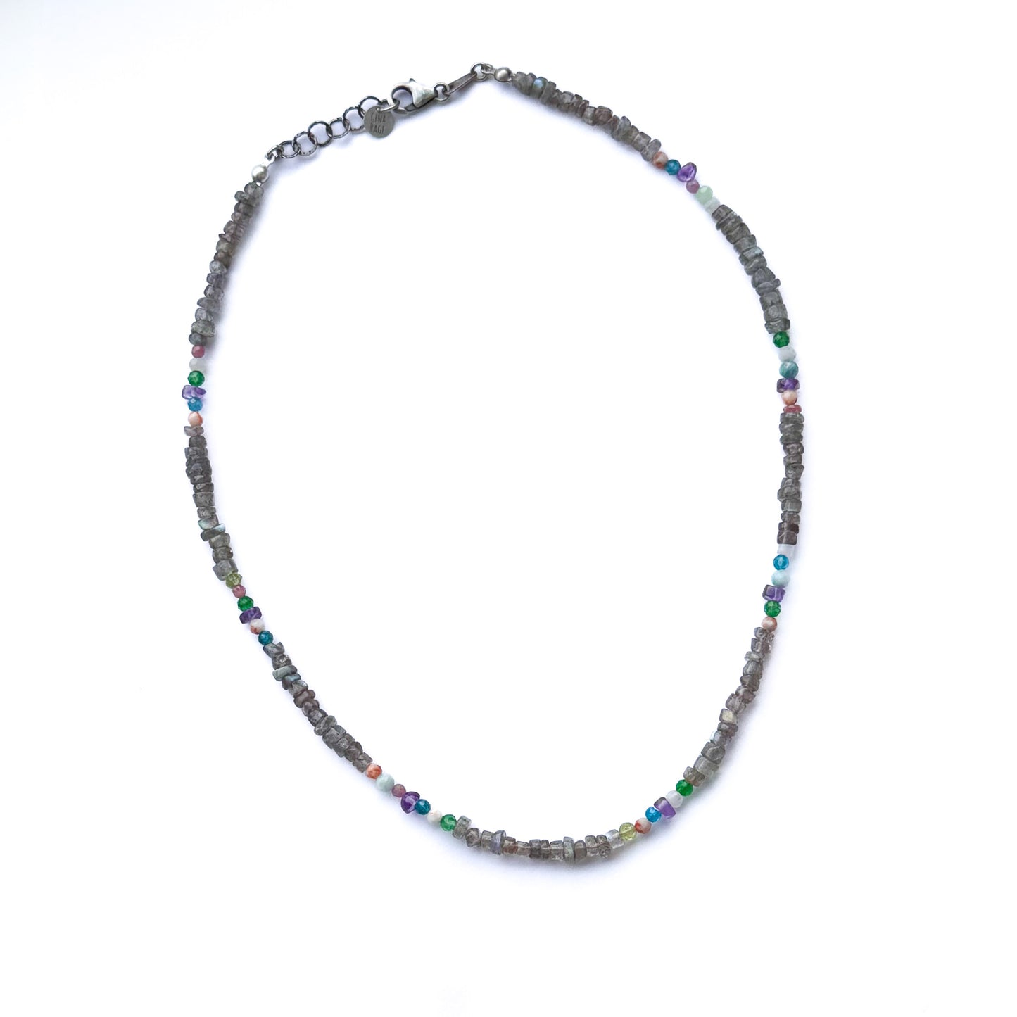 Rainbow Heishi Labradorite Necklace