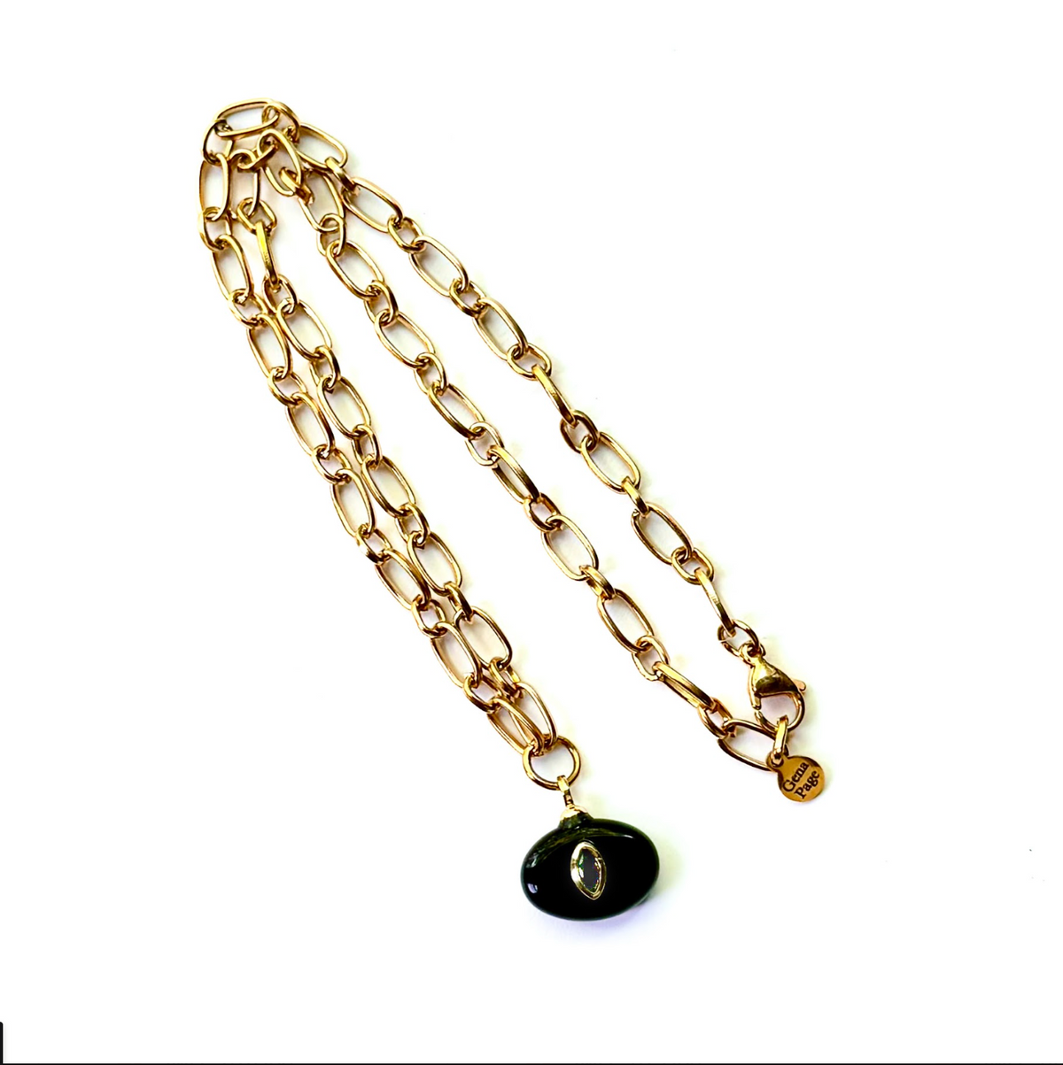 Monroe Mini Onyx Necklace