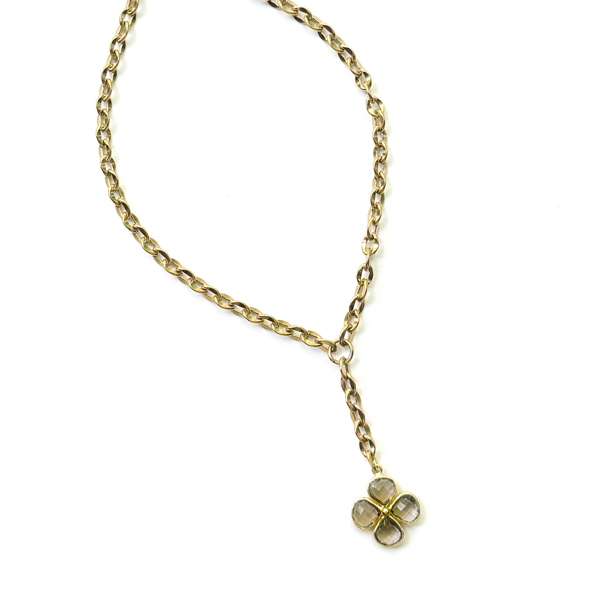 Eva Y Flower Necklace