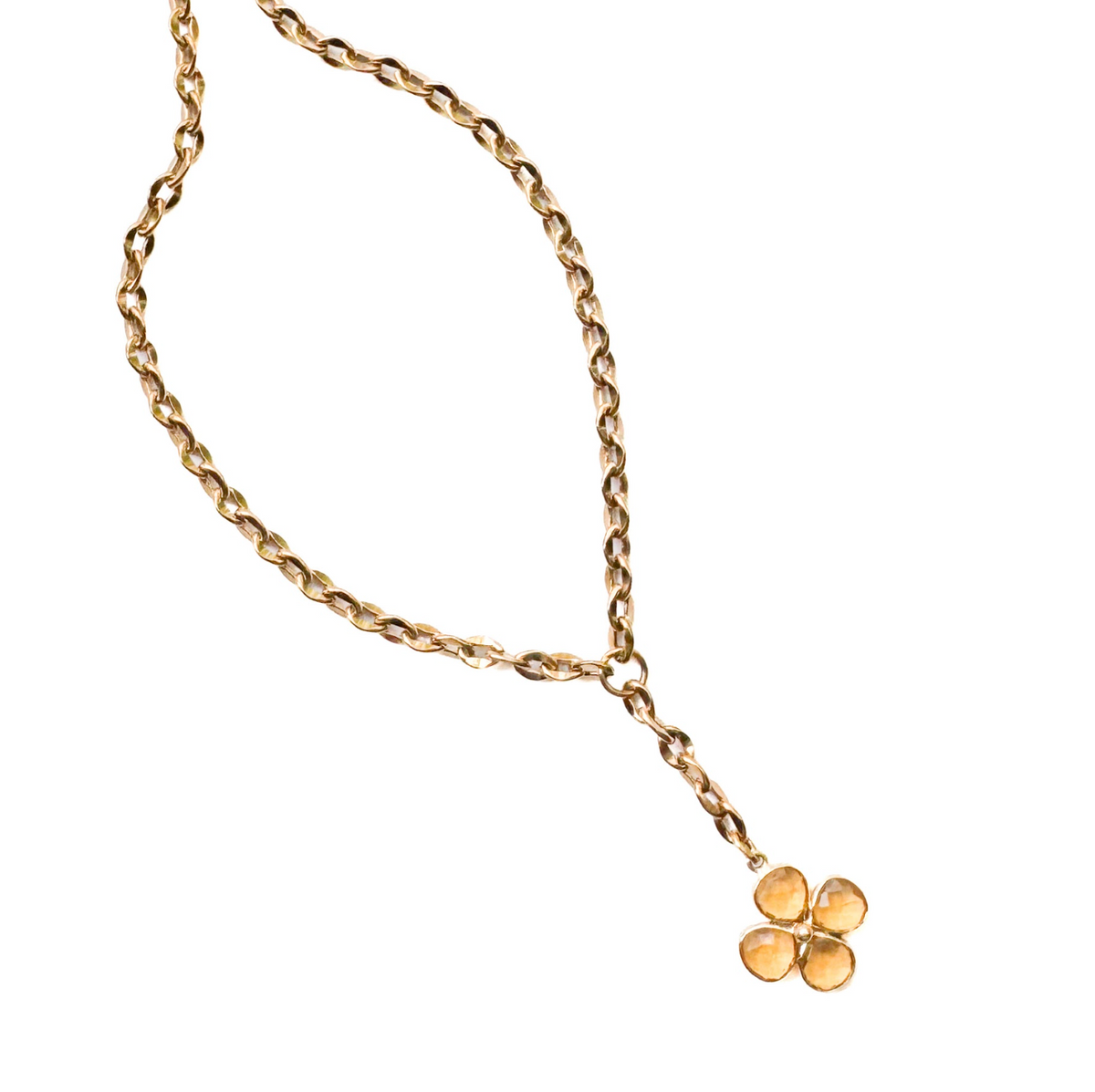 Eva Y Flower Necklace
