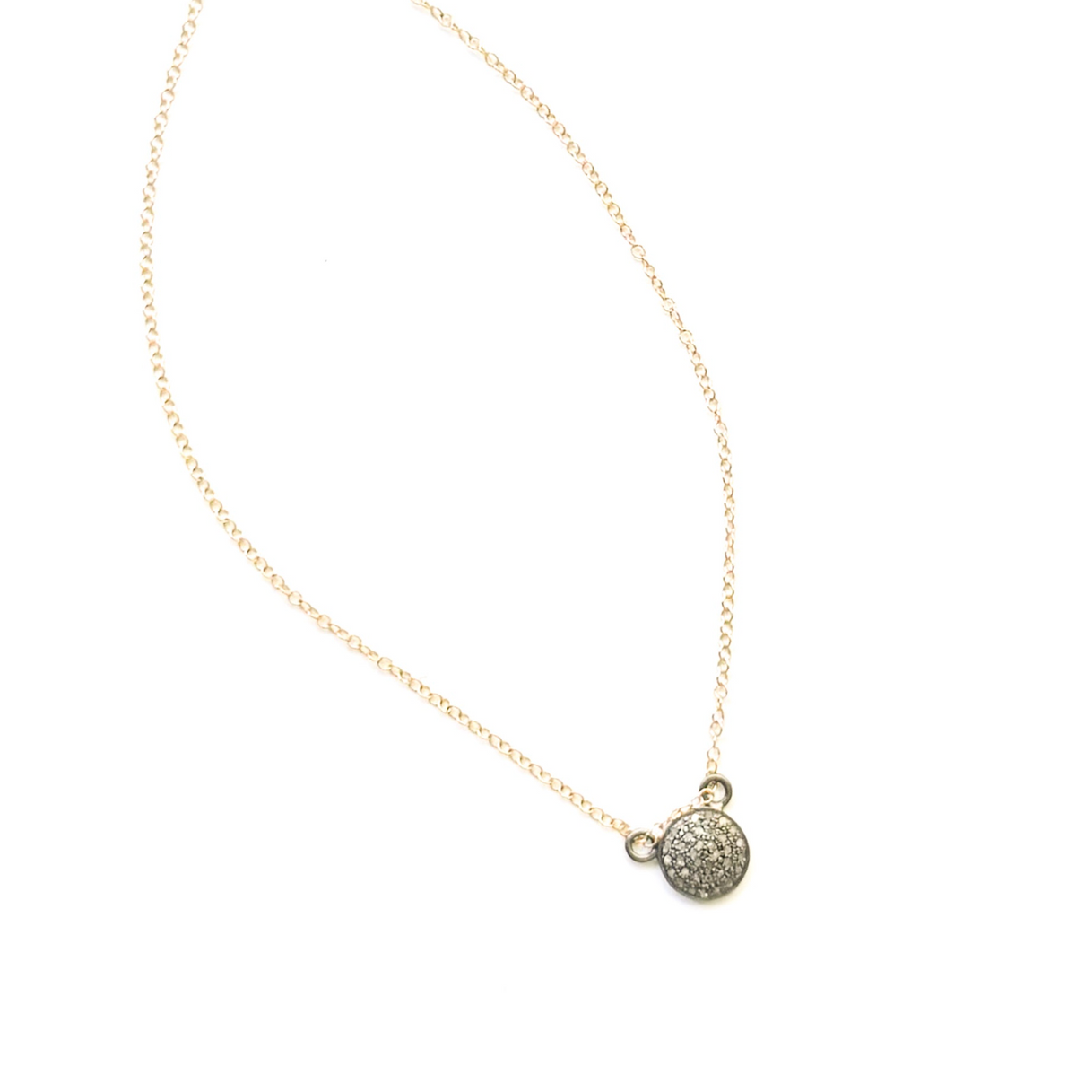 Little Diamond Mickey Necklace