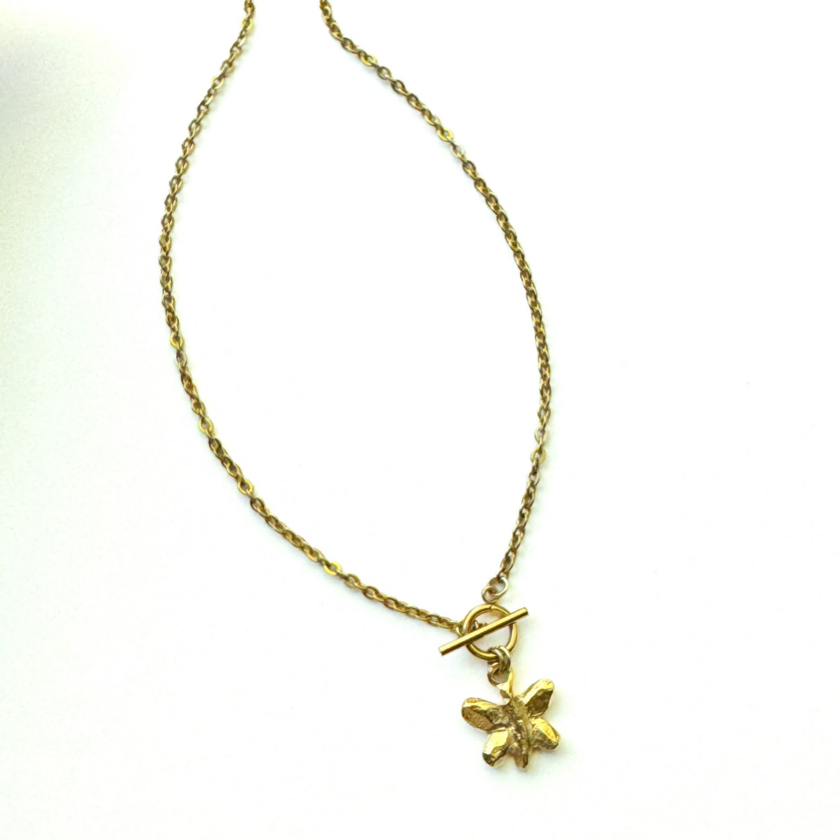 Erie Toggle Butterfly Necklace