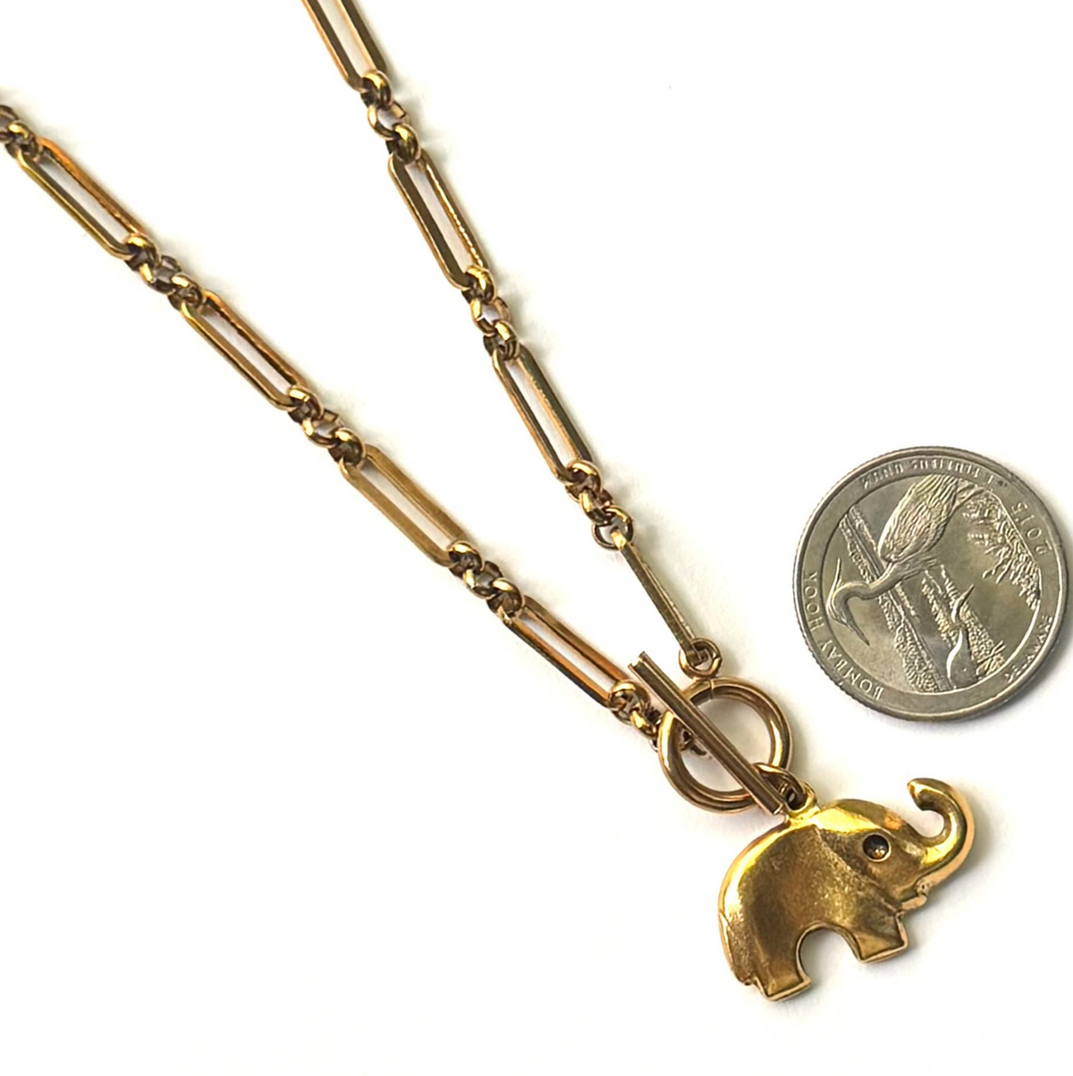 Lincoln Park Elephant Necklace