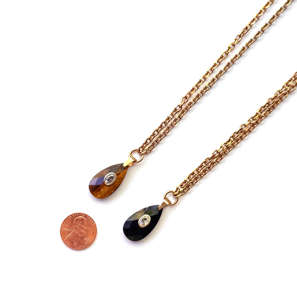 Monroe Mini Teardrop Necklace