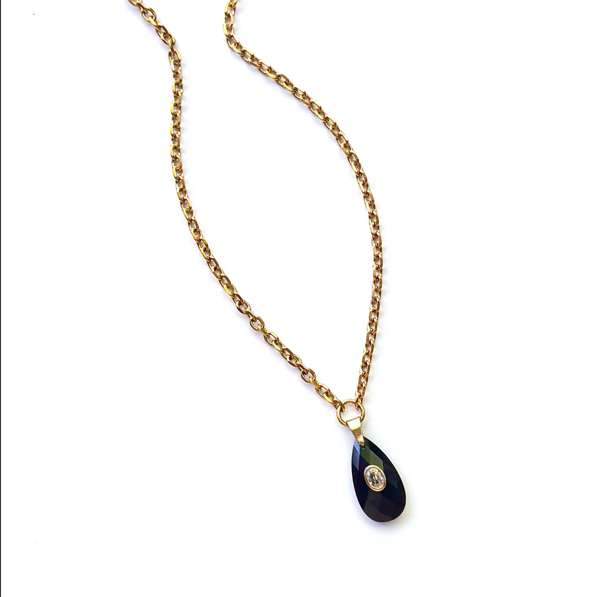 Monroe Mini Teardrop Necklace