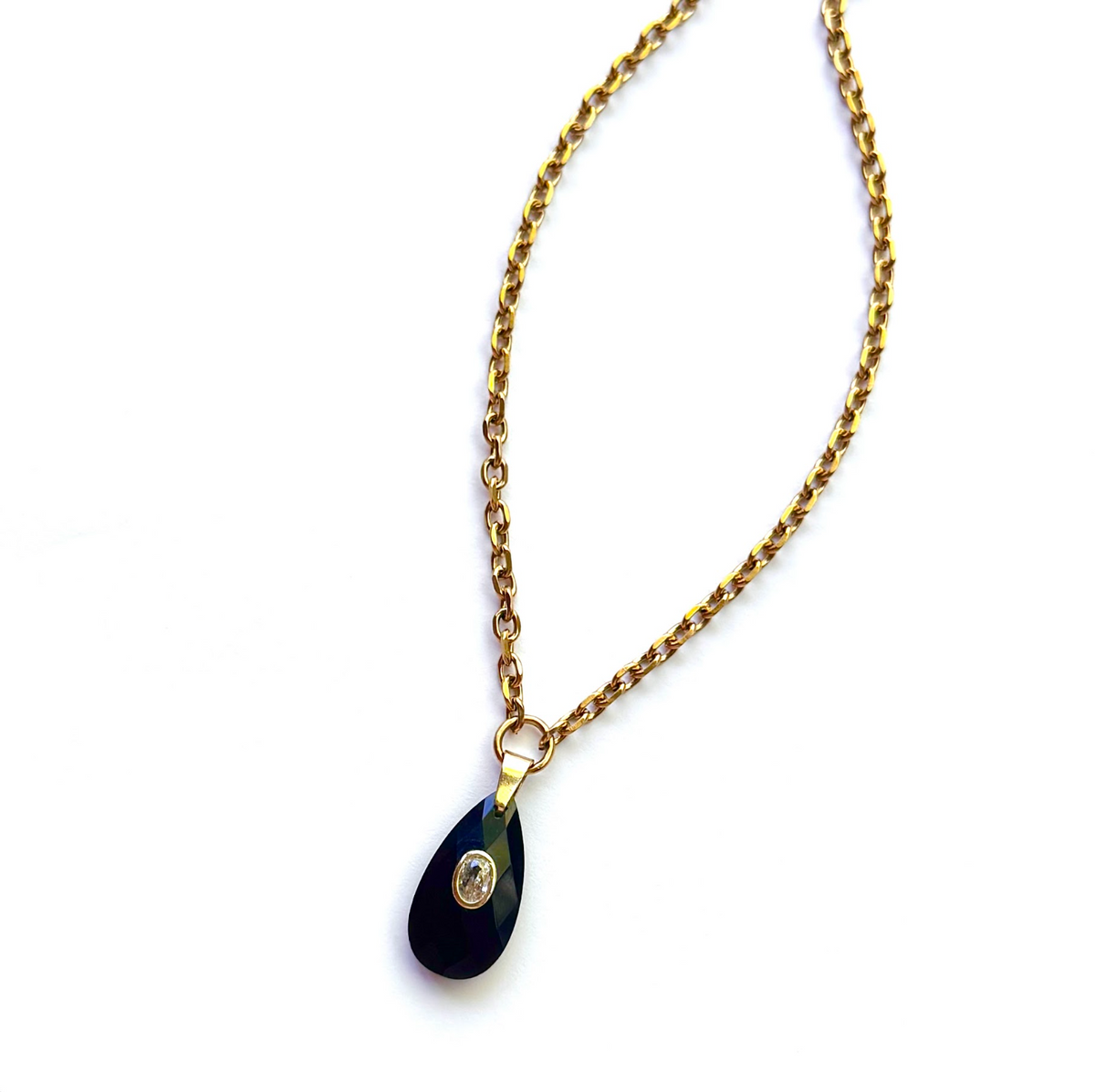 Monroe Mini Teardrop Necklace