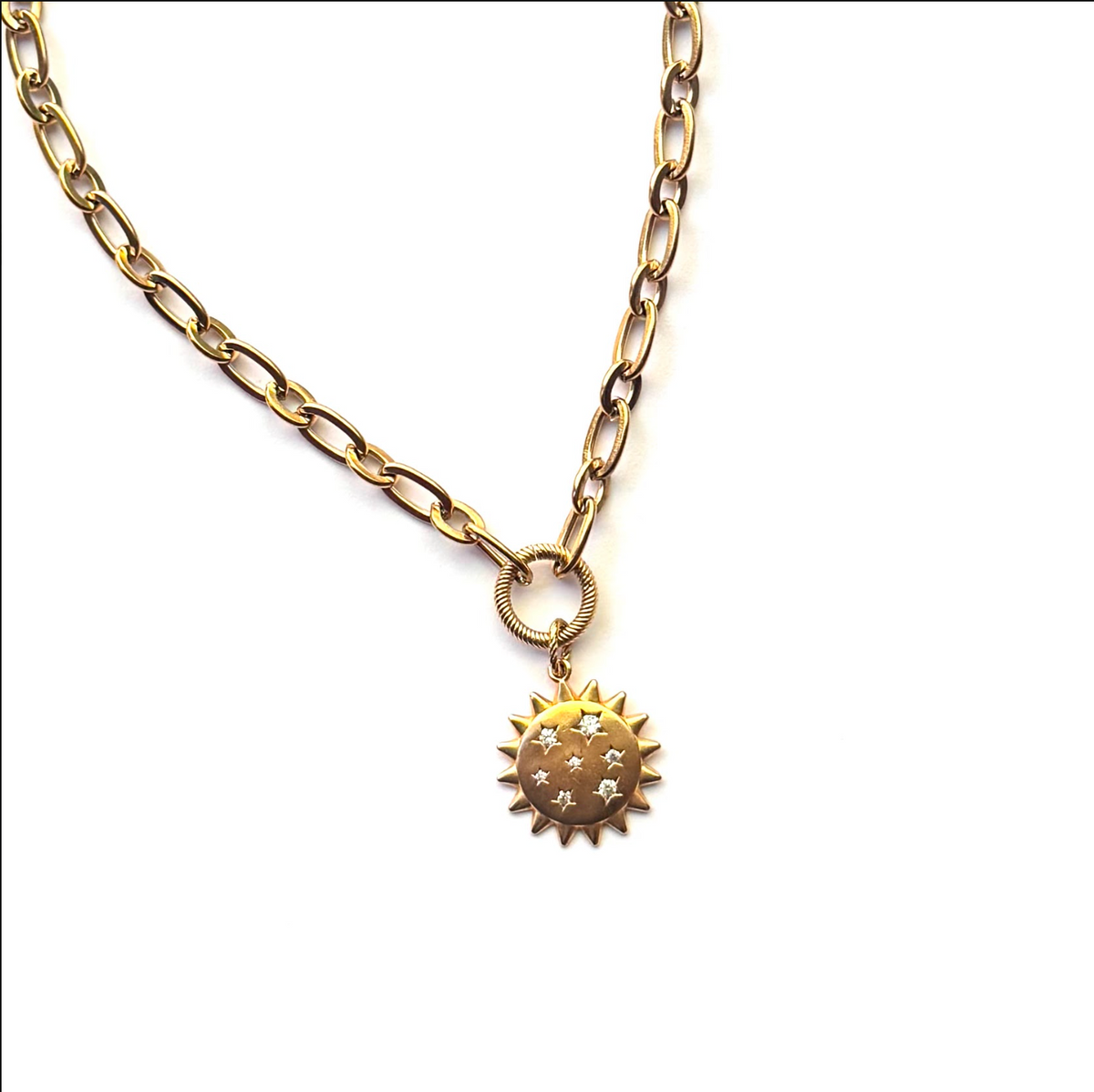 Essie Starry Sun Swarovski Necklace