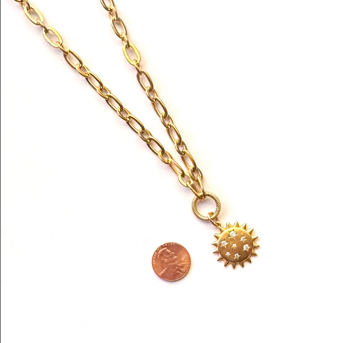 Essie Starry Sun Swarovski Necklace