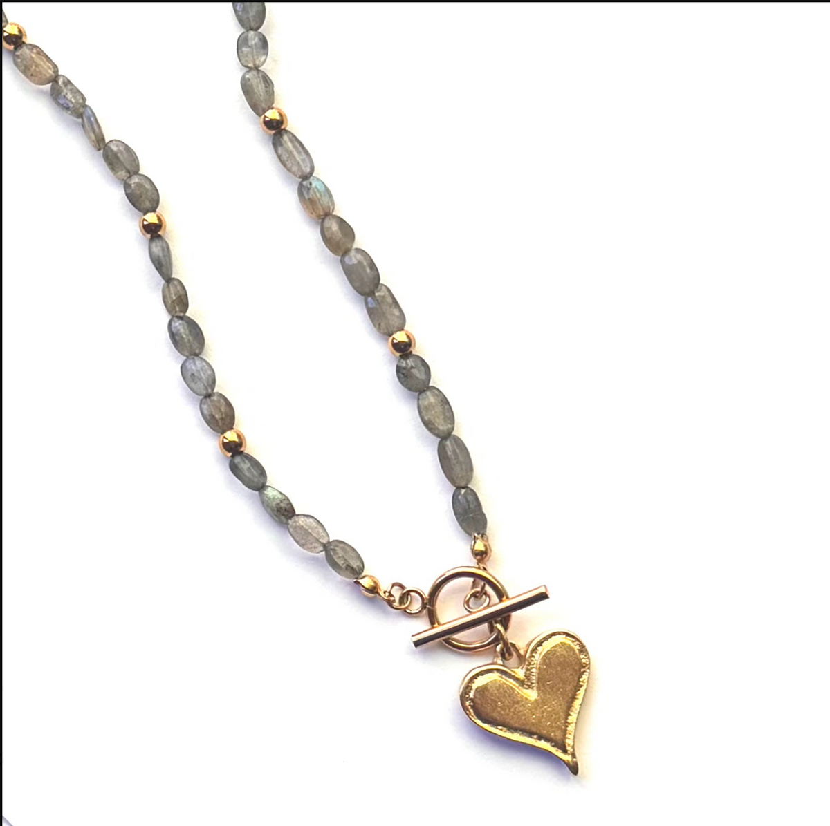 Hyde Park Toggle Heart Necklace