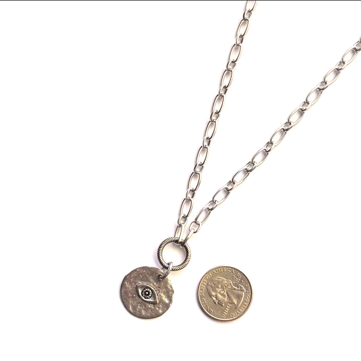 Essie Eye Coin Necklace