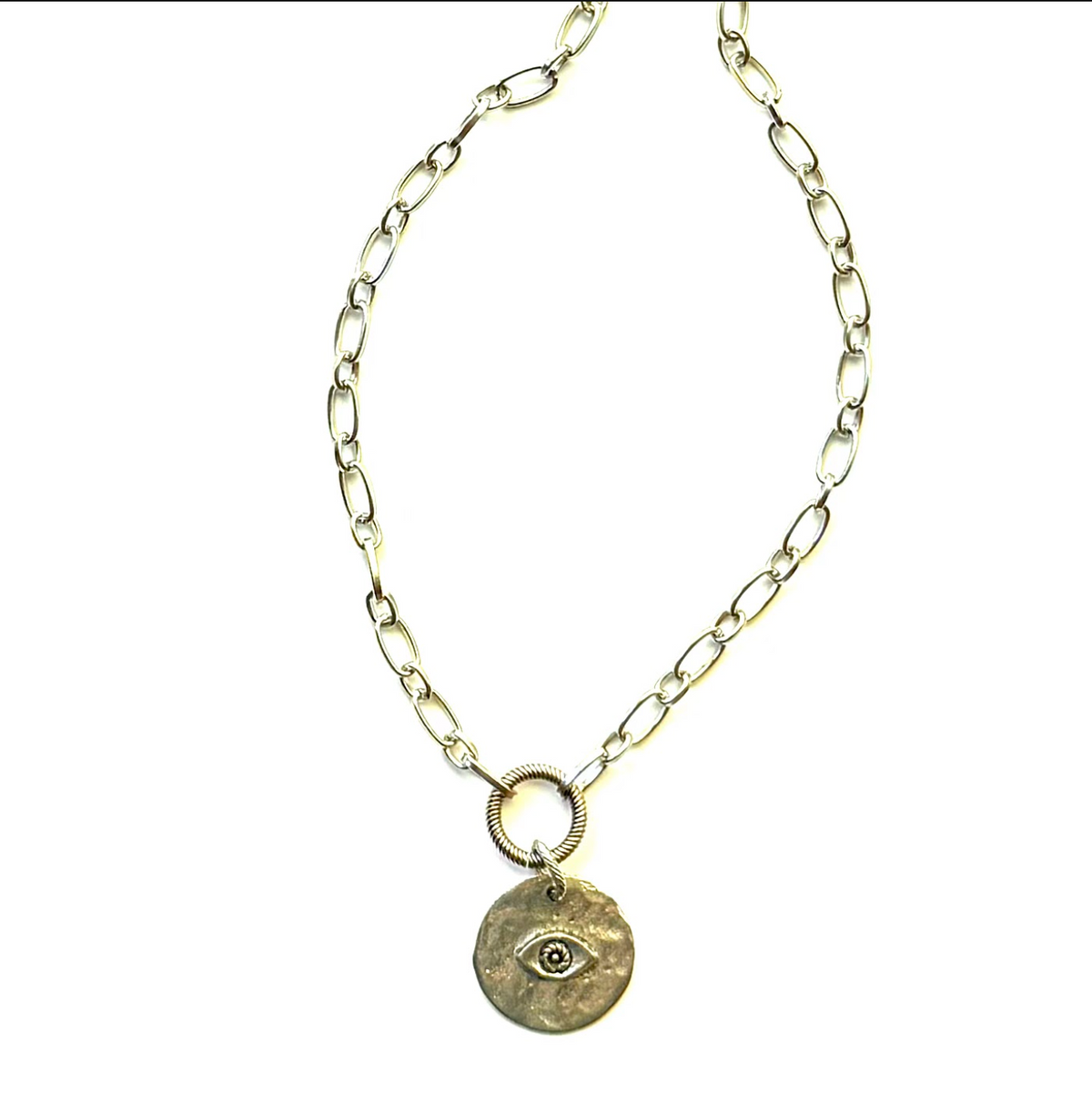 Essie Eye Coin Necklace