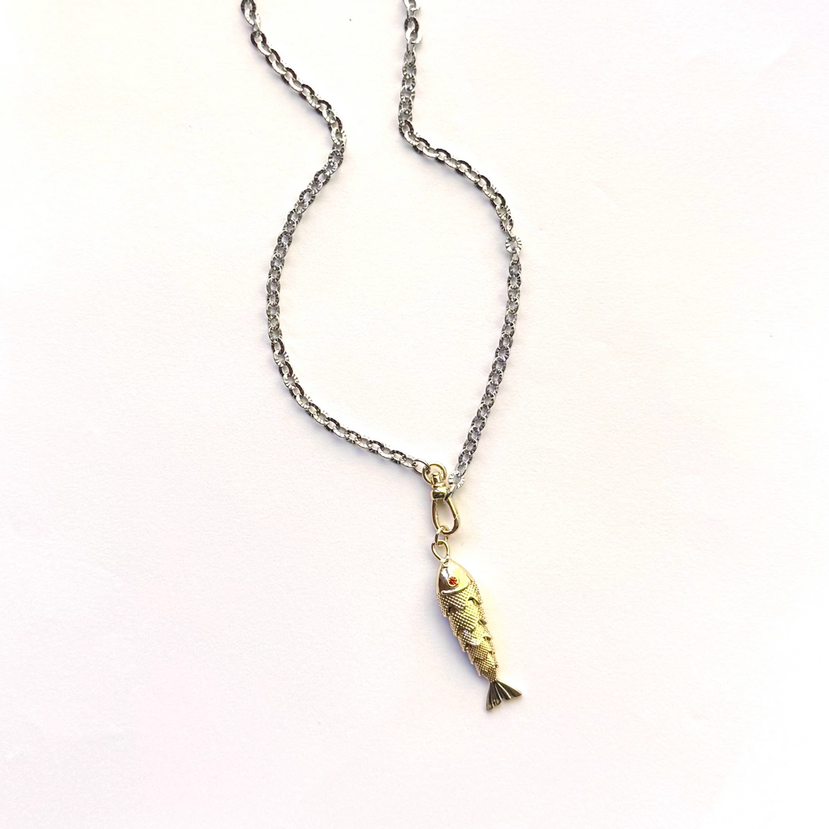 Two Tone Sardine Necklace