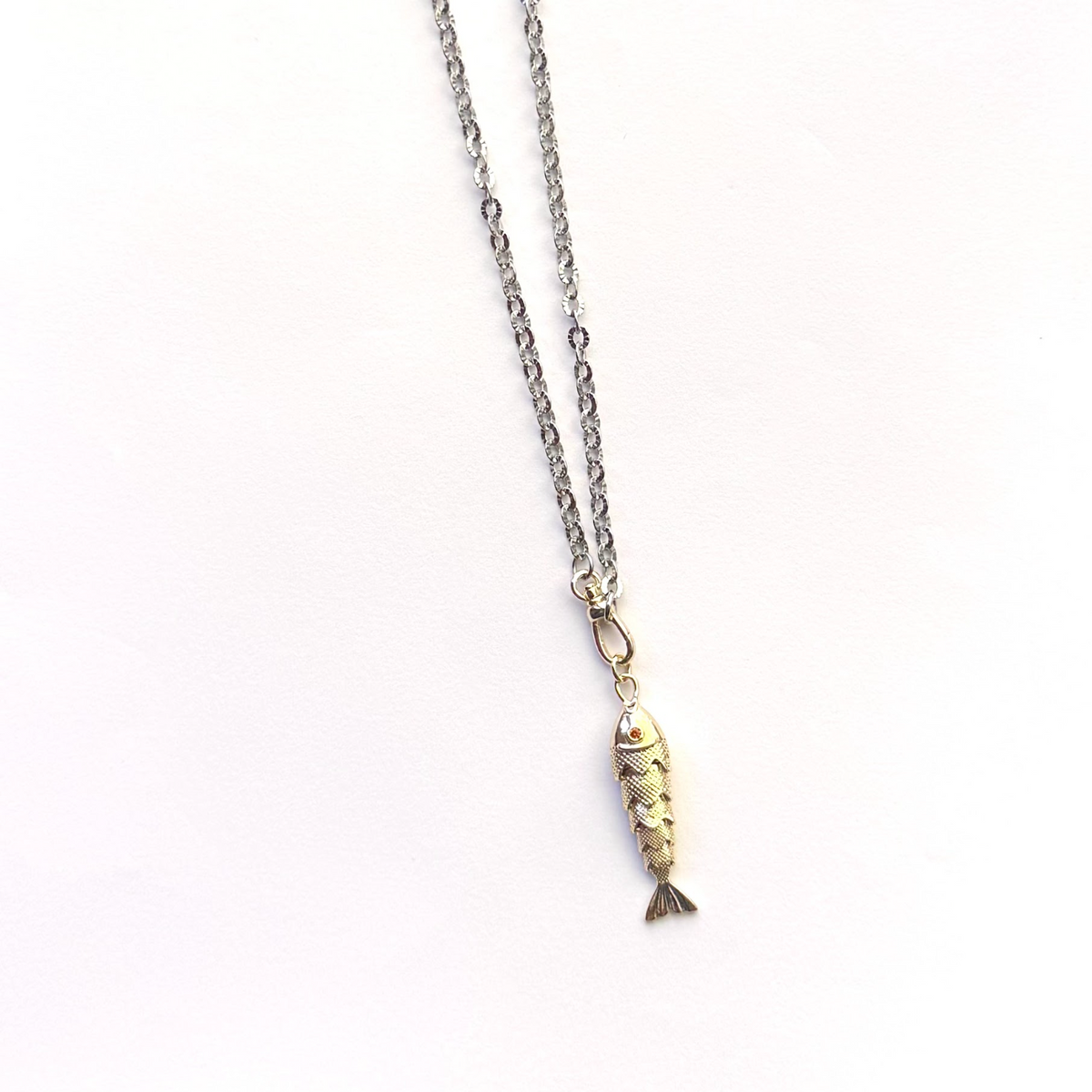 Two Tone Sardine Necklace